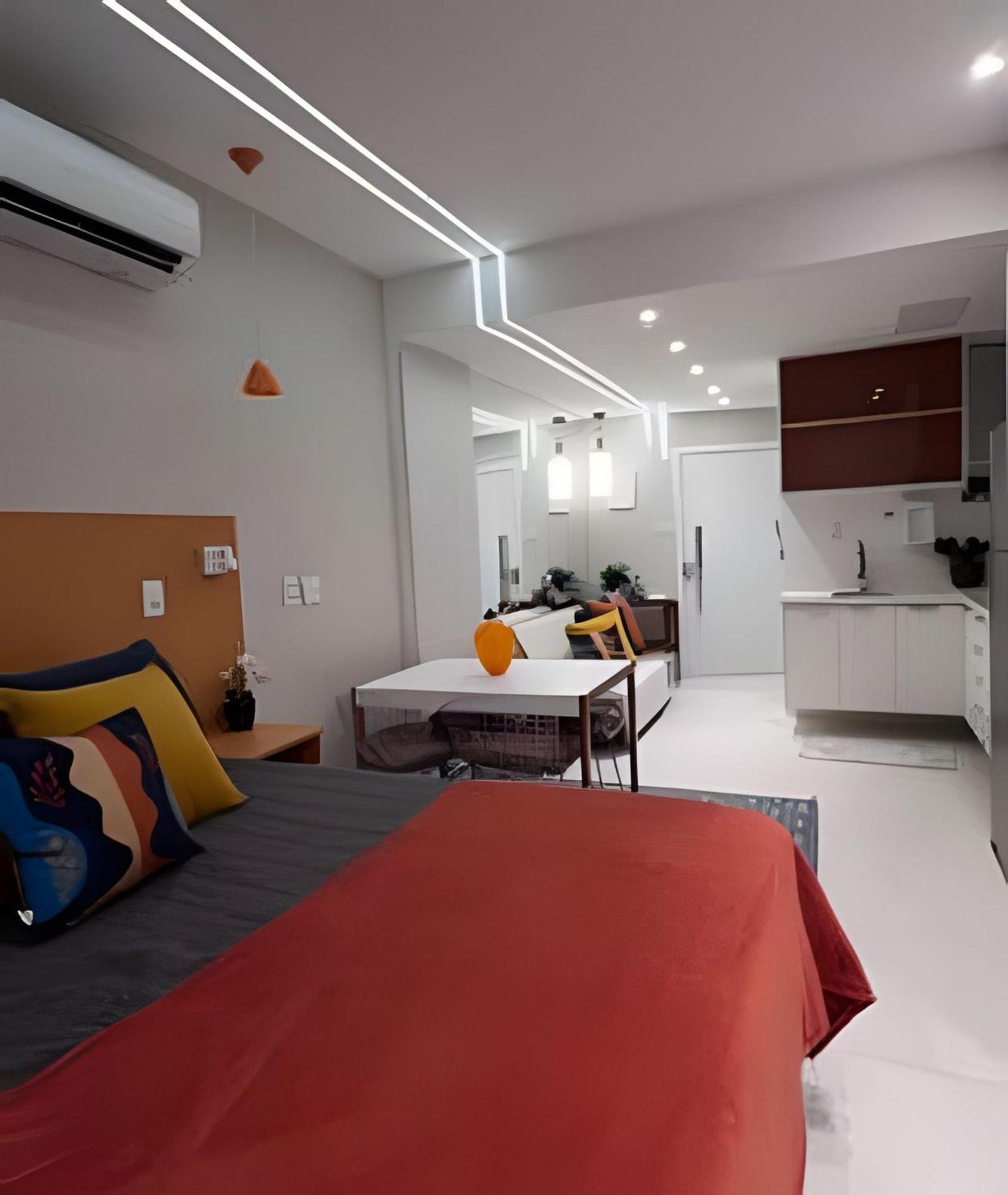 Studio Novo, Chic Perto Da Praia Em Copa Para 4 Apartment Rio de Janeiro Ngoại thất bức ảnh